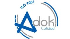 Logo Certificado de Calidad ISO 9001 Adok